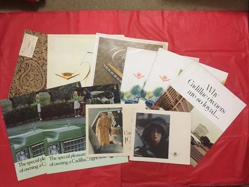 LOT 10---1952-1973 CADILLAC "FLEETWOOD ELDORADO DEVILLE +" Car Dealer Brochures