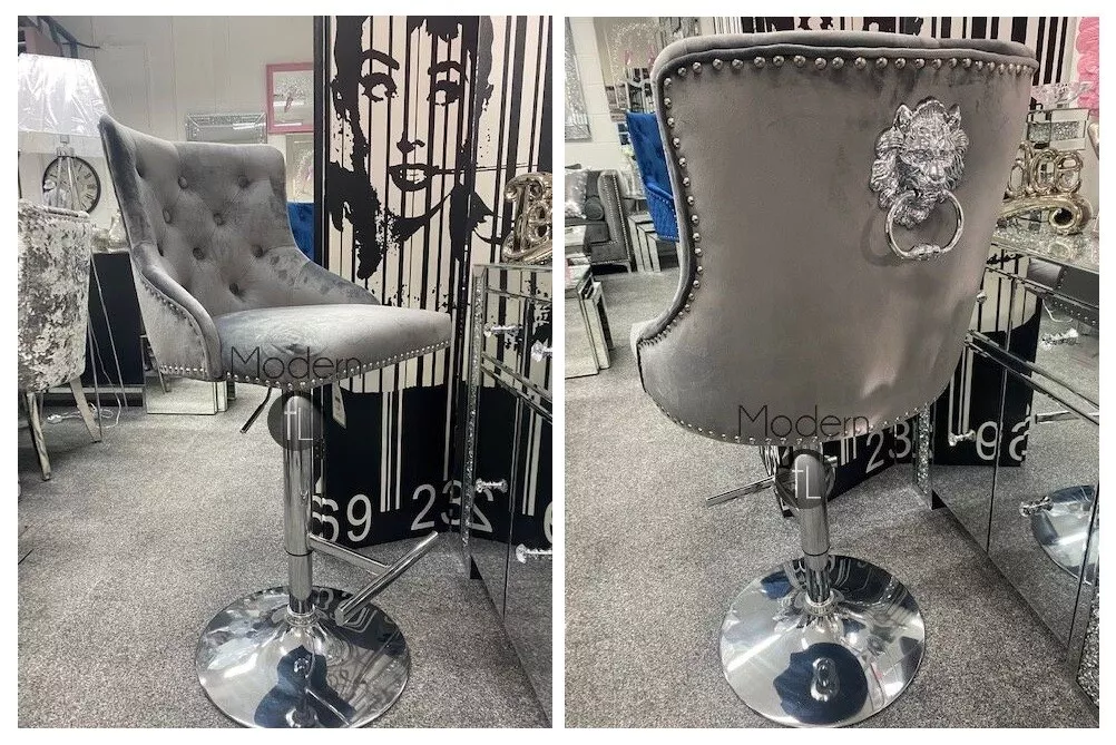 Grey knocker 2024 bar stools