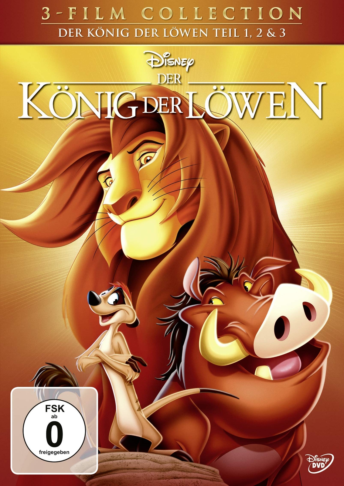 Der König der Löwen - Teil 1, 2 & 3 (DVD) Chiwetel Ejiofor John Oliver John Kani
