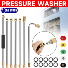 High Pressure Washer Wand Extension Gutter Cleaner Lance Quick Connect Nozzles