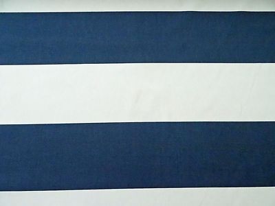 RICHLOOM SOLARIUM CABANA COBALT RR STRIPED BLUE UPHOLSTERY FABRIC BTY 5140FS