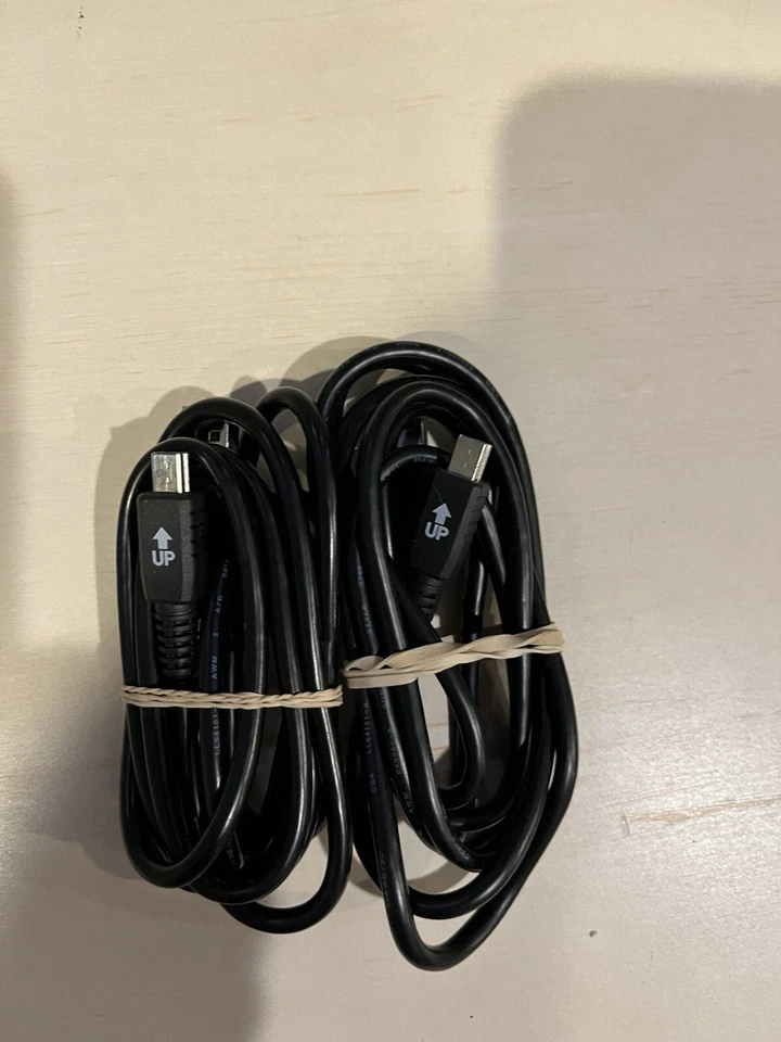 2 NEW OEM MINI USB CABLE DATA SYNC TRANSFER WIRE CELL PHONE CHARGING POWER CORDS - Image 4 of 4