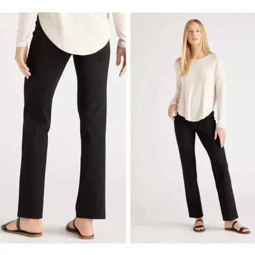 Quince Ultra-Stretch Ponte Straight Leg Pocket Pant Petite Pick your Color/Size - Picture 15 of 17
