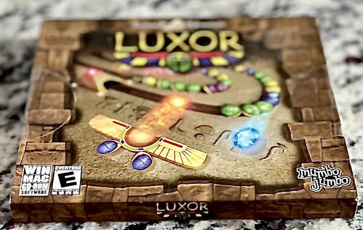 LUXOR PC CD-ROM Software GAME MAC PC Mumbo Jumbo PUZZLE