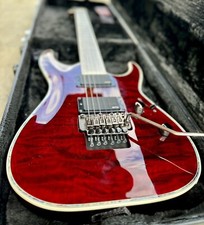 Esp Ltd  - Designed By Esp Mh-1000 Floyd Rose Electric Guitar Hardshell Emg Mint