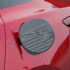 For Mazda 3 Bp 2019-2024 Carbon Fiber Fuel Tank Cap Cover Trims Accessories