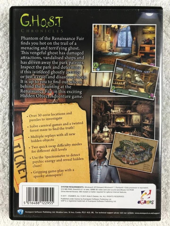 Hidden Object Adventures - G.H.O.S.T - Windows PC - Region Free - GSP - Image 2 of 3