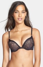 DKNY 458267 Super Sleeks Embrace Underwire Push-Up Bra MSRP 44