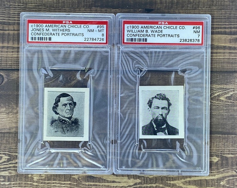1900 American Chicle Co. Jones, Withers & Wade PSA 7–8 Graded Card Lot