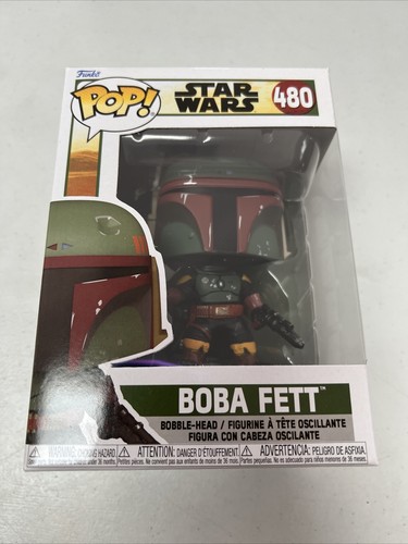 Funko Pop! Star Wars: Boba Fett Figurine #480 Funko Pop! Star Wars: Boba Fett Figurine #480 | Funko Pop | 2 Funko Pop! Star Wars: Boba Fett Figurine #480 | Funko Pop