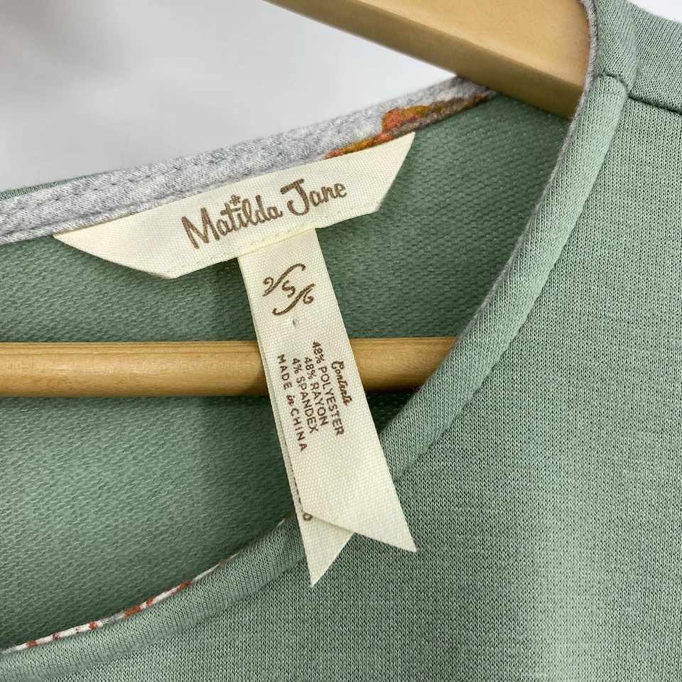 Mono Matilda Jane Talla Pequeña Verde Momentos Contigo Día de Descanso Mameluco Tejido Foto 3 de 4