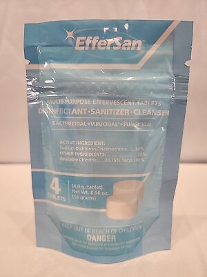 Effersan Multi-purpose Disinfecting/Sanitizing 4 Tablets  EPA Req No. 66570-2