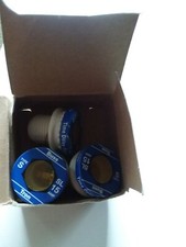 3 TIME DELAY TAMPER PROOF FUSES, NEW DAMAGED OPEN BOX