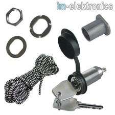 Notentriegelung von außen +Schutzkappe schwarz f. Garagentor Antrieb zB. Hörmann