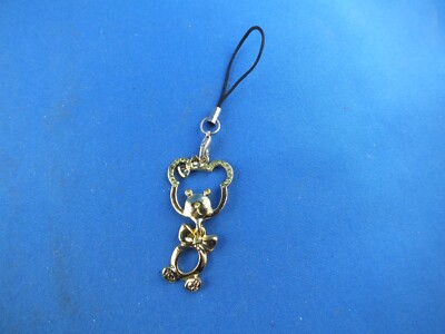 Mobile Decoration Teddy Bär Gold Sui Tong Jewelry Hand Handy Schlaufe Anhänger