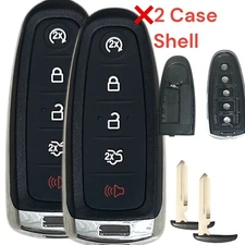 2 NEW SMART KEY REMOTE CASE SHELL FOR FORD EXPLORER EDGE ESCAPE TAURUS PEPS 2