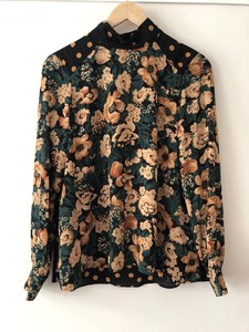 zara polka dot combined top