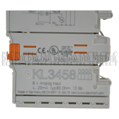 USED Beckhoff KL3458 Bus Terminal 8-channel Analog Input