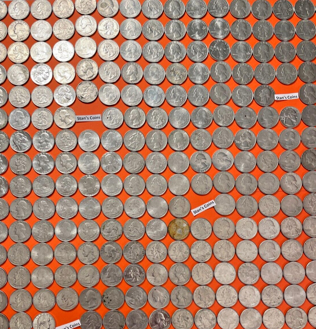 $100 Worth Of Laundry Quarters For Laundry or Vending All Dated 1965-2025