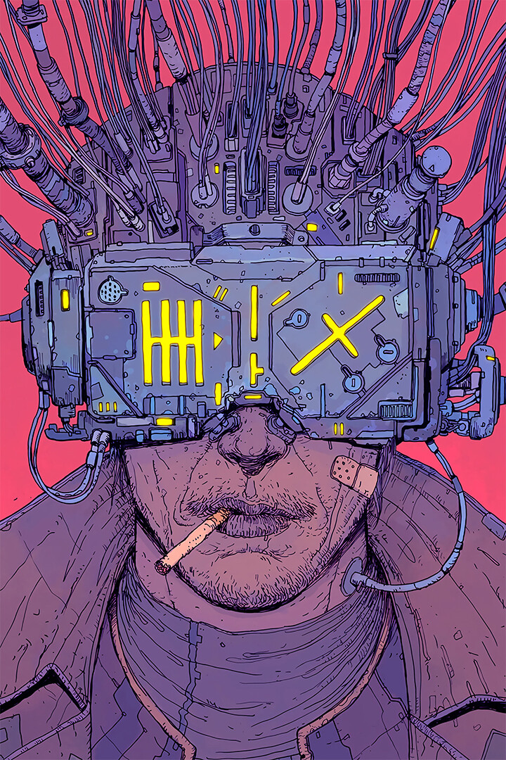 William Gibson Film Neuromancer Movie Print Wall Art Home Decor