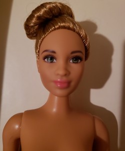 barbie with bun