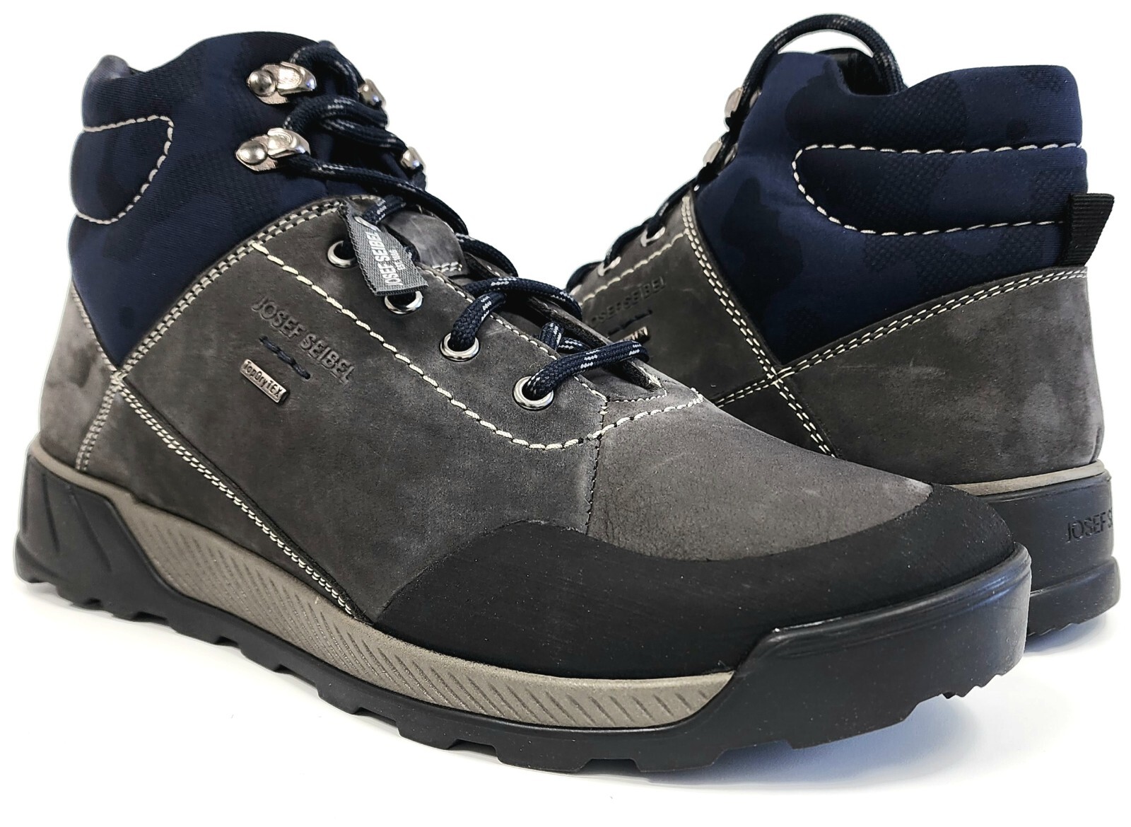 Мужские водонепроницаемые кожаные ботинки Josef Seibel Raymond 54 размера Granite 44 US 105 13990₽