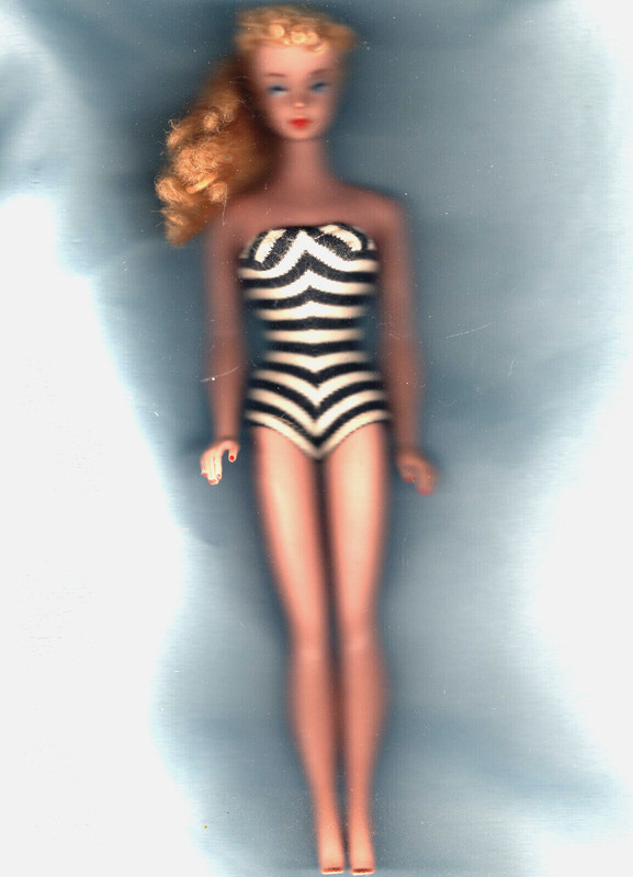 VINTAGE BLONDE TRANSITIONAL PONYTAIL BARBIE NO. 3/4 EXC.