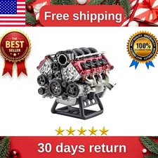 Christmas Gift for Kids XMAS man V8 Rolling Engine Fits SBC/BBC Fits Stand Motor