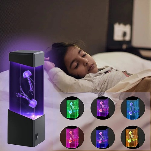 LED Jellyfish Lamp USB Night Light 6 Colors Changing Electric Aquarium