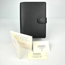 Louis Vuitton Agenda Planner Cover Schedule Book Leather ** RANK A !**