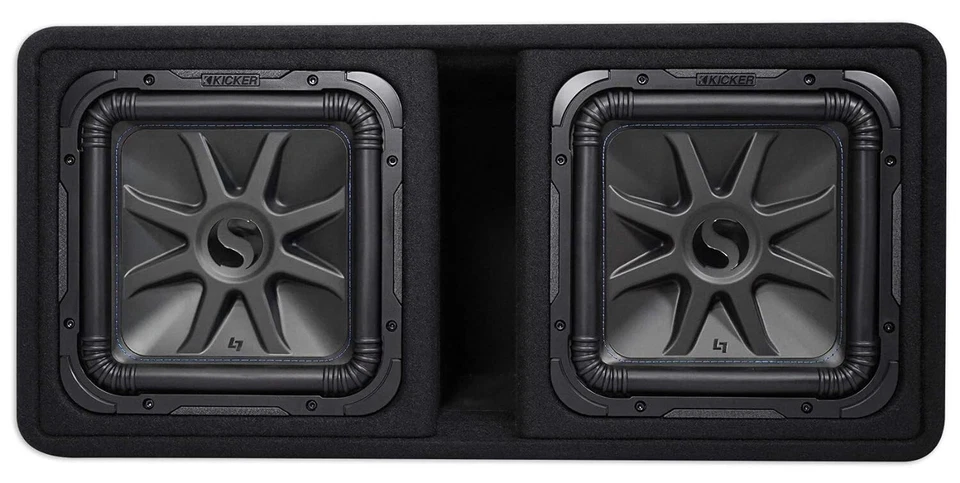 Kicker 44DL7S122 Doble 12" 3000w L7 Solo-Baric L7S Sub Carcasa Cargada 44L7S122 Foto 4 de 4