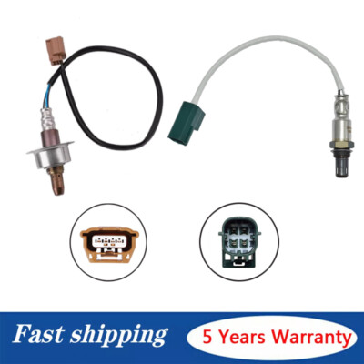 2PCS Upper+Lower Oxygen Sensor For 13-19 Nissan Frontier 2.5L 234-9127 234-4297