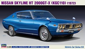 Hasegawa 1/24 Scale Nissan Skyline HT 2000GT-X (KGC110) Plastic Model Kit HC-55
