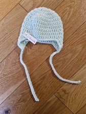 Handmade Crochet Baby Hat - Mint Green