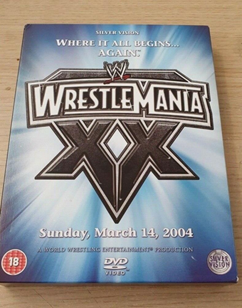 WWE WrestleMania XX DVD Wrestling