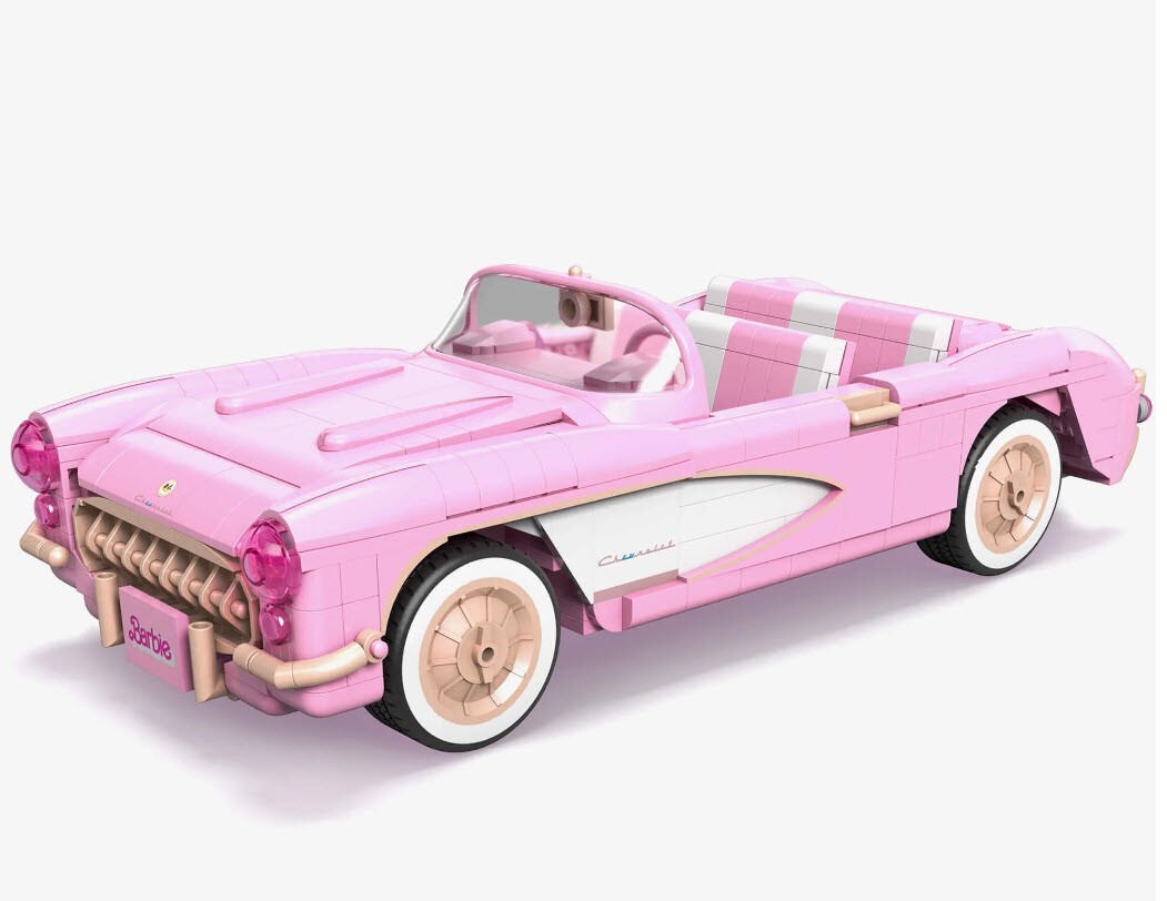 MEGA Barbie the Movie 56 CORVETTE STINGRAY Car Building Set HRY24