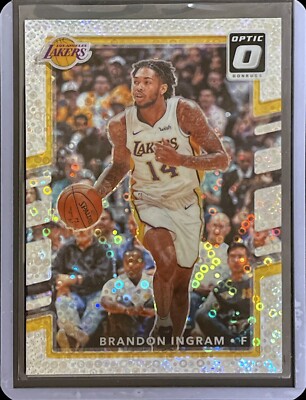 Brandon Ingram - 2017-18 Donruss Optic - Silver Disco Prizm #67