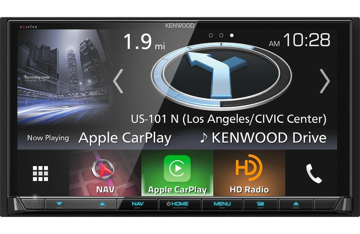 KENWOOD EXCELON DNX994S CD DVD NAVIGATION GPS BT APPLE CAR PLAY