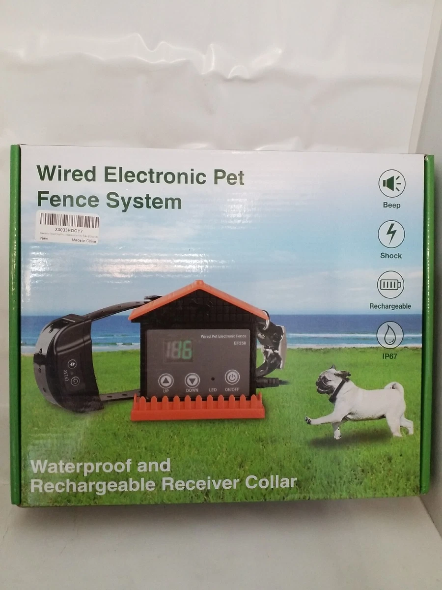 Wired pet containment system top