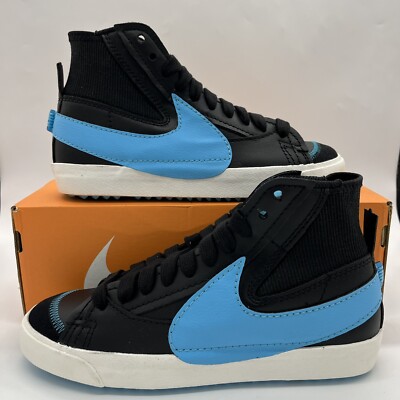 Nike Blazer Mid '77 Jumbo Black/Baltic Blue-Sail (FD0278 001