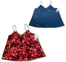 Women's Sleeveless Satin Sleep Camisole -Stars Above -Various Colors/Sizes -S573