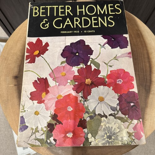 GREAT PRICE! February 1935 Better Homes & Gardens Magazine 10 Cents!