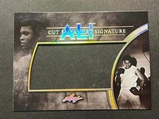 2014 Leaf Q GOLD SPECTRUM PROOF MISSING AUTO & #/1 Muhammad Ali #CS5