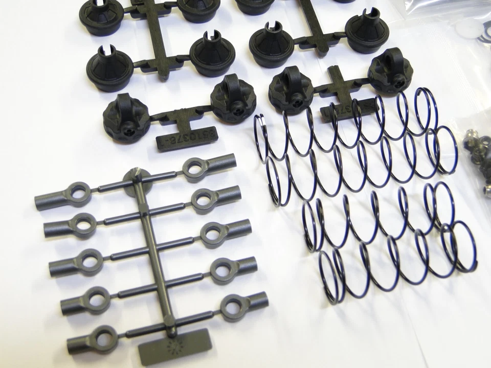 **NUEVO ASOCIADO T6.4 Juego de Amortiguadores GRIS/BLANCO Muelles SC6.4 ACJ Foto 3 de 3