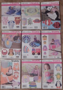Simplicity 4993 2493 3955 2935 1442 8033 8278 1822 1441 Rag Quilt Animal Pattern 39363524939 Ebay