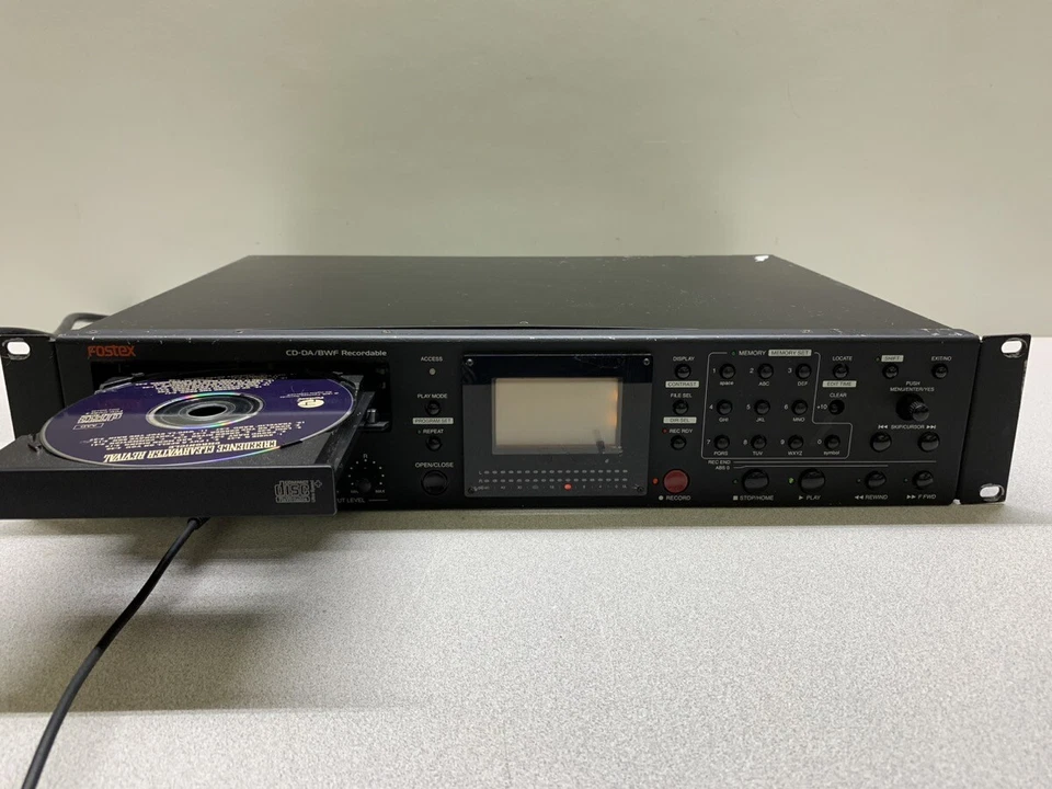 Fostex CR500 CD-R/RW Master Recorder **As-Is Read** - Image 4 of 4