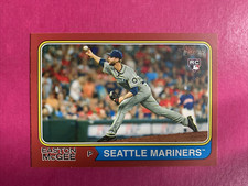 🐶 2023 Topps Heritage Easton Mcgee #178 Red Border RC Mariners