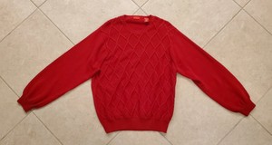 izod red sweater
