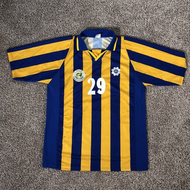 Australian Soccer Jersey Bentleigh Greens SC NPL Victoria Blue Yellow