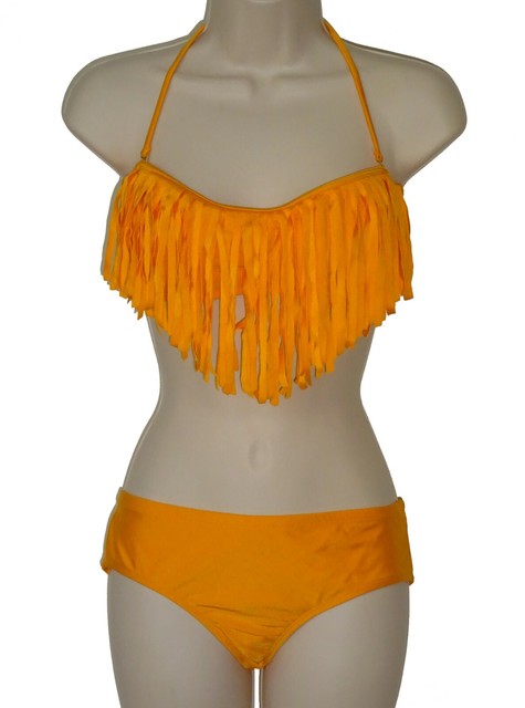 fringe bandeau bikini